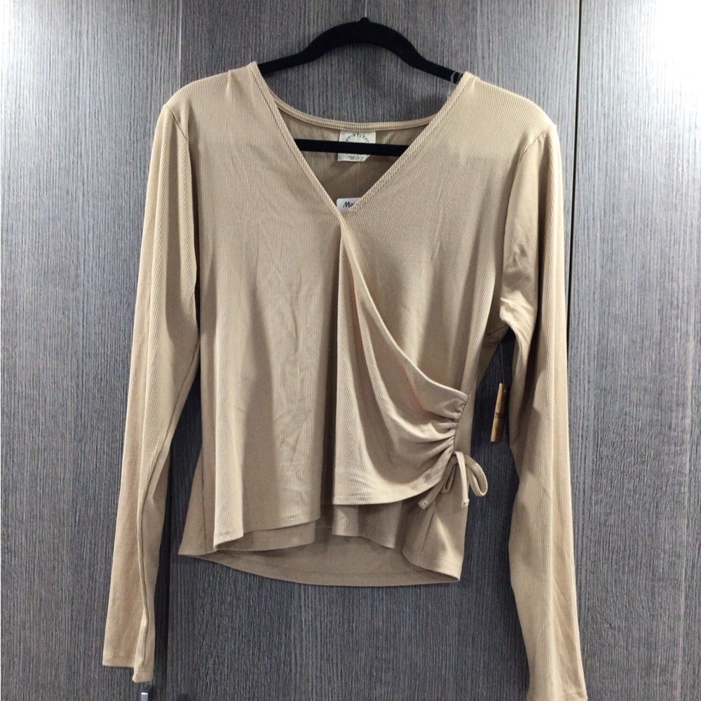 beige top for woman